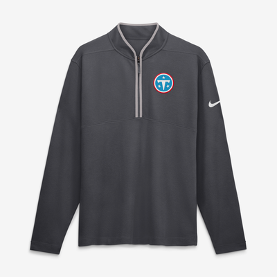 Tennessee Titans Nike Primetime Victory Dri-FIT Half-Zip Pullover - Anthracite